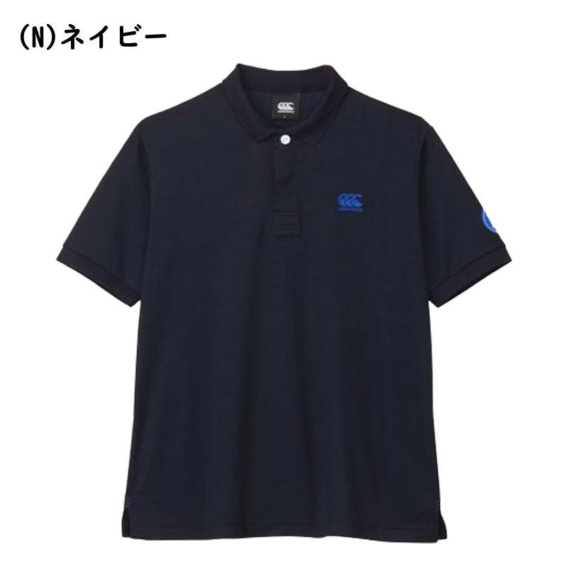 canterbury R+ ポロシャツ XL ダークブルー カンタベリー（Canterbury） ショートスリーブフレックスクール
