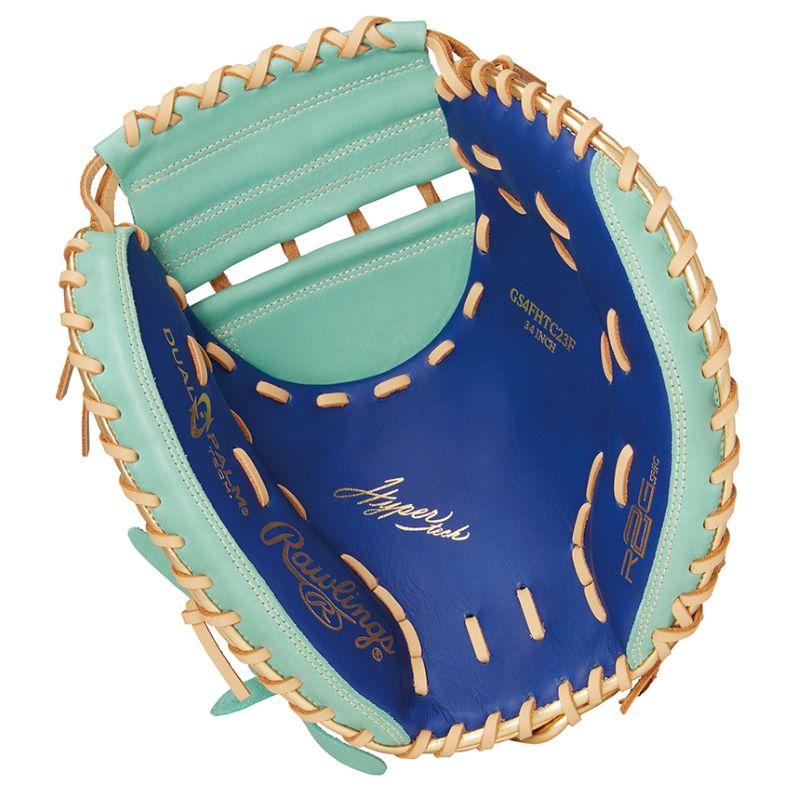 Rawlings（ローリングス） ソフトボール キャッチャーミット 捕手用 ハイパーテック 右投げ用 インディゴミント GS4FHTC23F ...