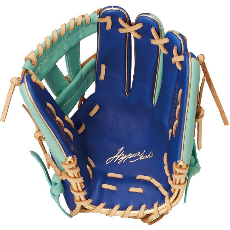 ローリングス ハイパーテック 投手用 軟式 青 ブルー キャメル