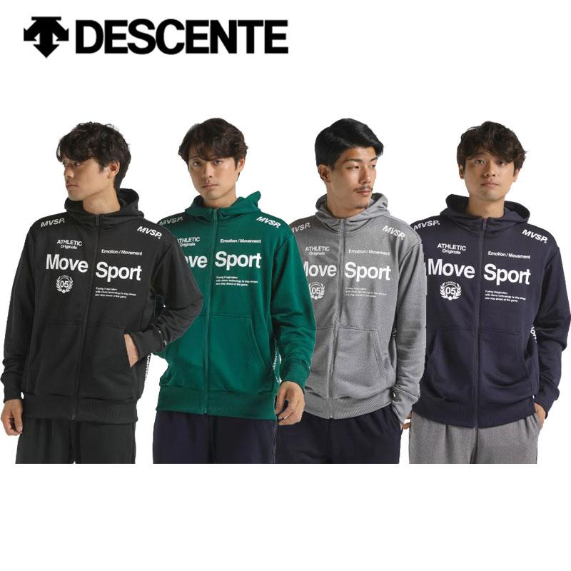 デサント DESCENTE ムーブスポーツ ライトスムーススウェット オーセンティックロゴ フーディー スウェット 長袖　メンズ ST4FSW41M-GY01 DESCENTE（デサント） ムーブスポーツ ライトスムーススウェット