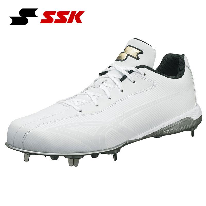SSF3200 ホワイトスパイク 25.0 エスエスケイ（SSK） 野球スパイク 金具埋込式 グローロードTT-LW