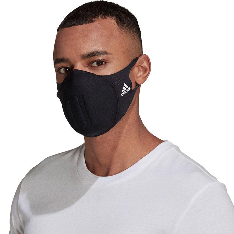 adidas（アディダス） マスク MOLDED フェイスカバー 1枚入り ブラック