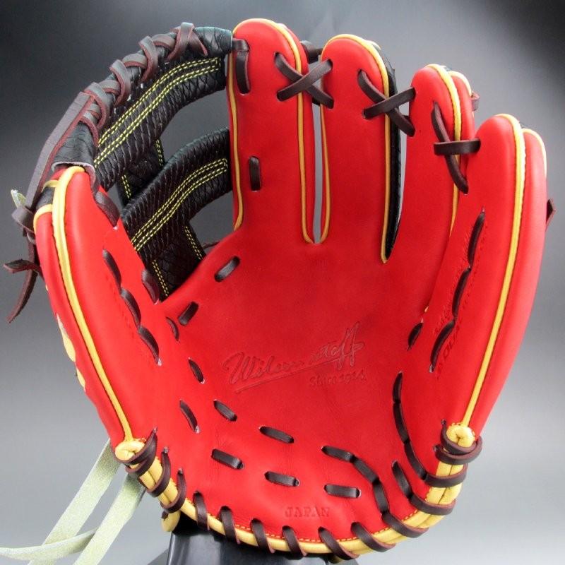 超希少 美品 日本製 Wilson Staff 軟式 内野用 右投げ Wilson Staff（ウィルソンスタッフ） ウィルソン 軟式 グローブ グラブ