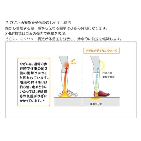 ASAHI アサヒ メディカルウォーク メディカルウォーク1645 AF16459 レディース オールブラック｜kasukawa｜05