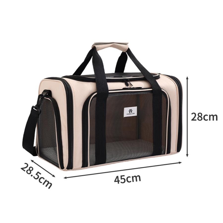 セール　ペット　キャリーバッグ　避難 旅行 猫 犬 メッシュ 通気性 折り畳み式 新登場】ペットキャリーバッグ 猫 犬 折りたたみ メッシュ