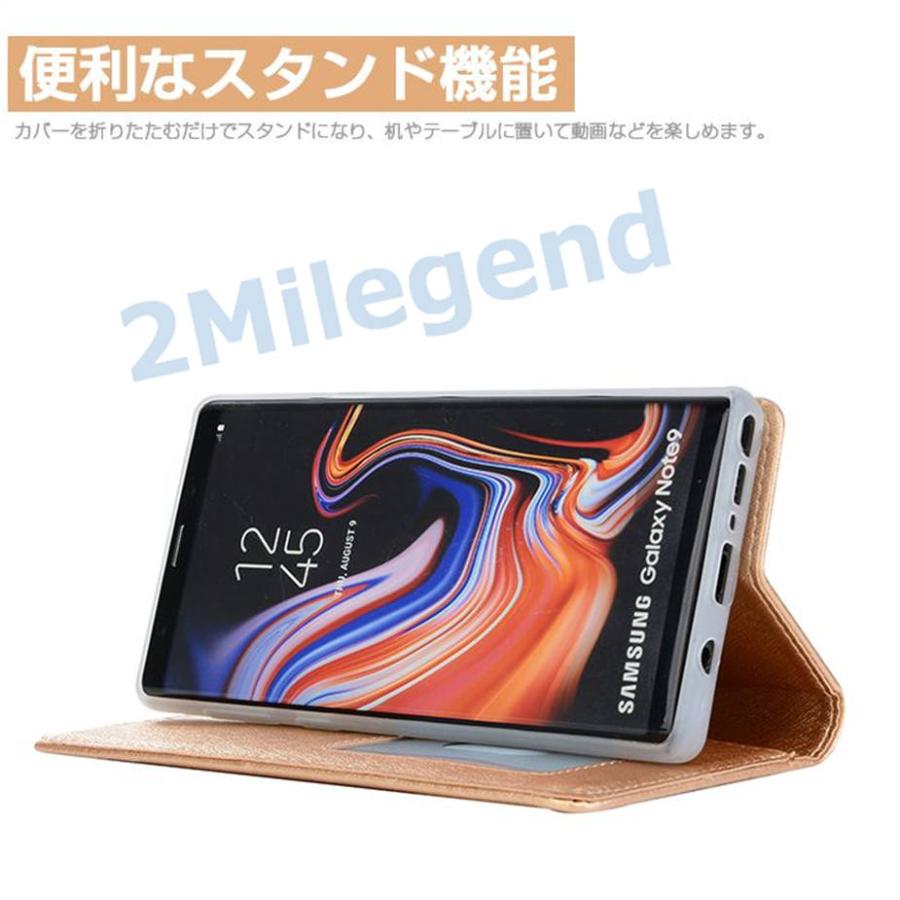 Galaxy Note9スマホカバー カード収納 スタンド機能 ギャラクシー ノート9カバー 車載ボルター対応 SC-01L ケース SCV40｜kasumi0707store｜05