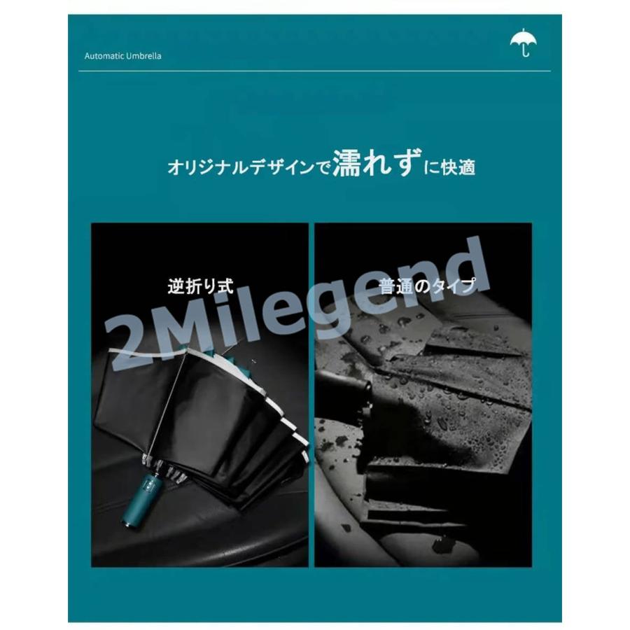 折り畳み傘 自動開閉 ワンタッチ 晴雨兼用 直径100cm 大きめ 大きい 大きいサイズ 10本骨 折畳み 折りたたみ傘 おりたたみ 黒｜kasumi0707store｜09