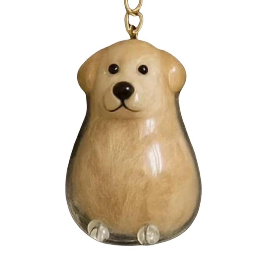 ペット 犬型収納ボックス 犬の毛を集めるキーホルダー メモリアル収納