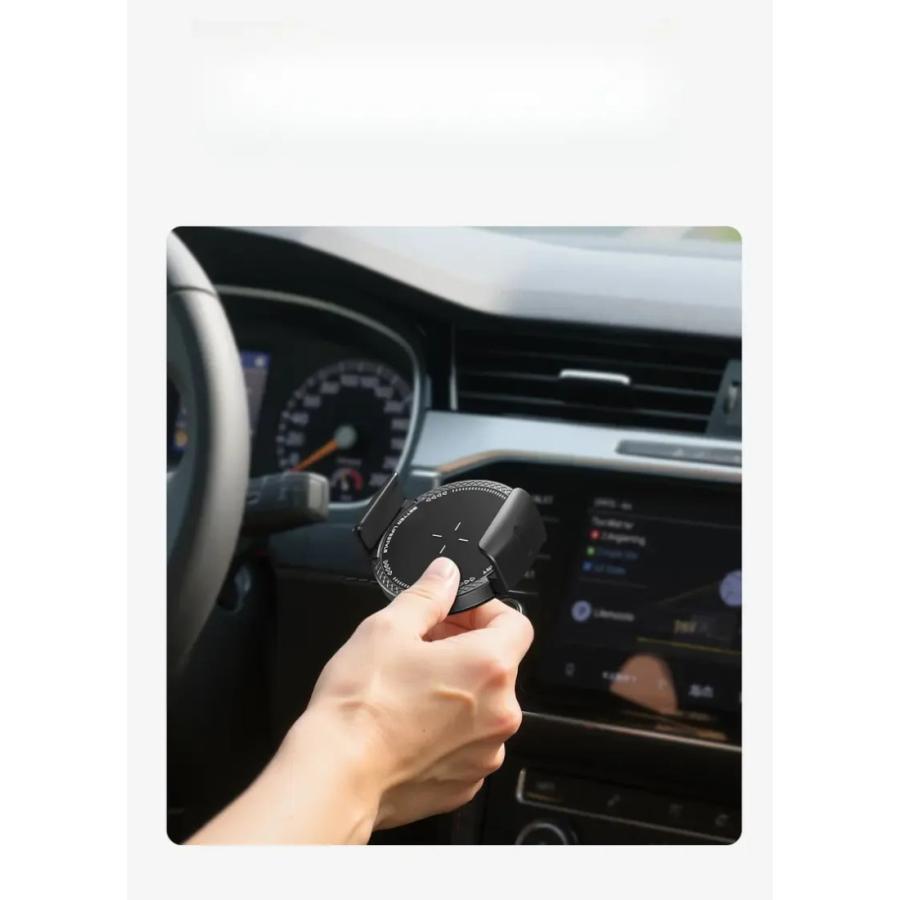 伸縮スマホホルダー 車載スタンド対応 置くだけでピタッと安定 電話