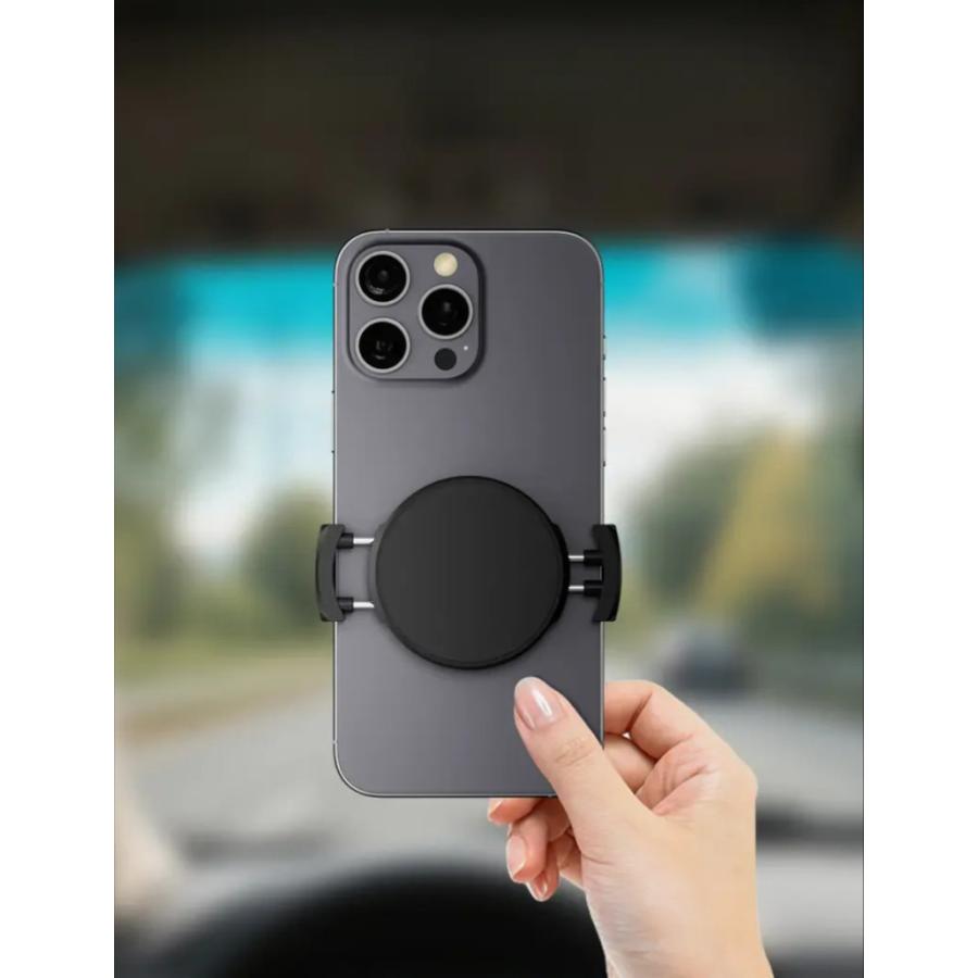 伸縮スマホホルダー 車載スタンド対応 置くだけでピタッと安定 電話