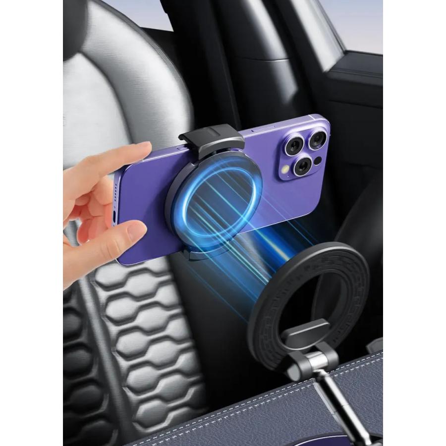 伸縮スマホホルダー 車載スタンド対応 置くだけでピタッと安定 電話