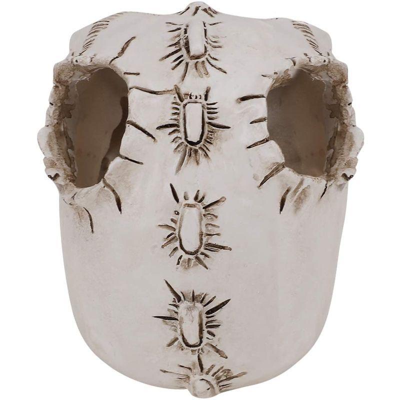 髑髏 ペンスタンド おしゃれ ペン立て 多機能 筆立て かっこいい 鉛筆立て 面白い 卓上 机上 筆入れ 小物入れ 文具 ペン 万年筆 仕切 3年保証