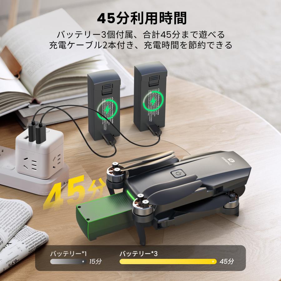 HOLY STONE ドローン カメラ付き FPV 屋外 DEERC ブラシレスモーター