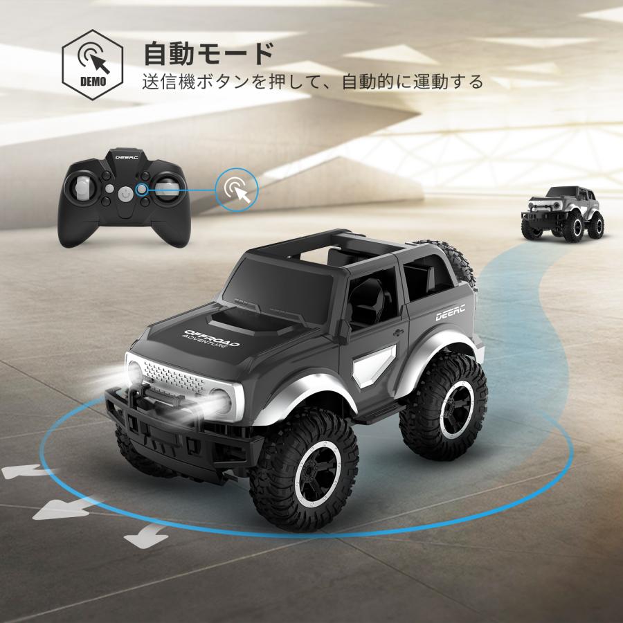 DEERC おもちゃ ラジコン ラジコンカー 子供 オフロード RCカー 操作