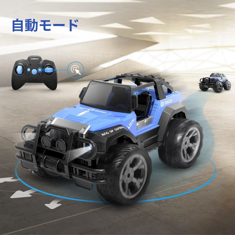 DEERC ラジコンカー 子供 操作簡単 ラジコン オフロード RCカー