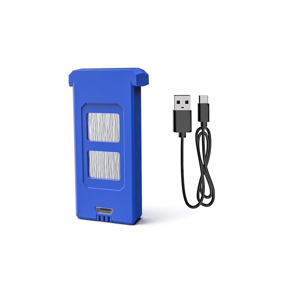 HOLY STONE ドローン HS430用バッテリー 3.85V 730mAh 充電ケーブル