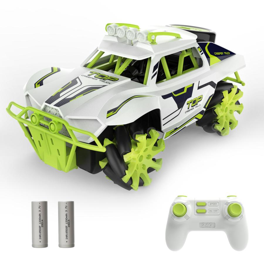 ラジコンカー こども向け オフロード Rcカー 360 全方向移動 車のおもちゃ 人気 4wd 再再販 1 18 おもちゃ プレゼント 四輪駆動 操作時間60分 ドリフト Ht10