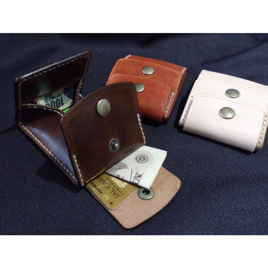 カードとコインの財布III コインカードケース ヌメ革 メンズ