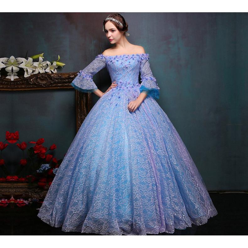 パーティードレス > パーティードレス ふんわりタイプ061119