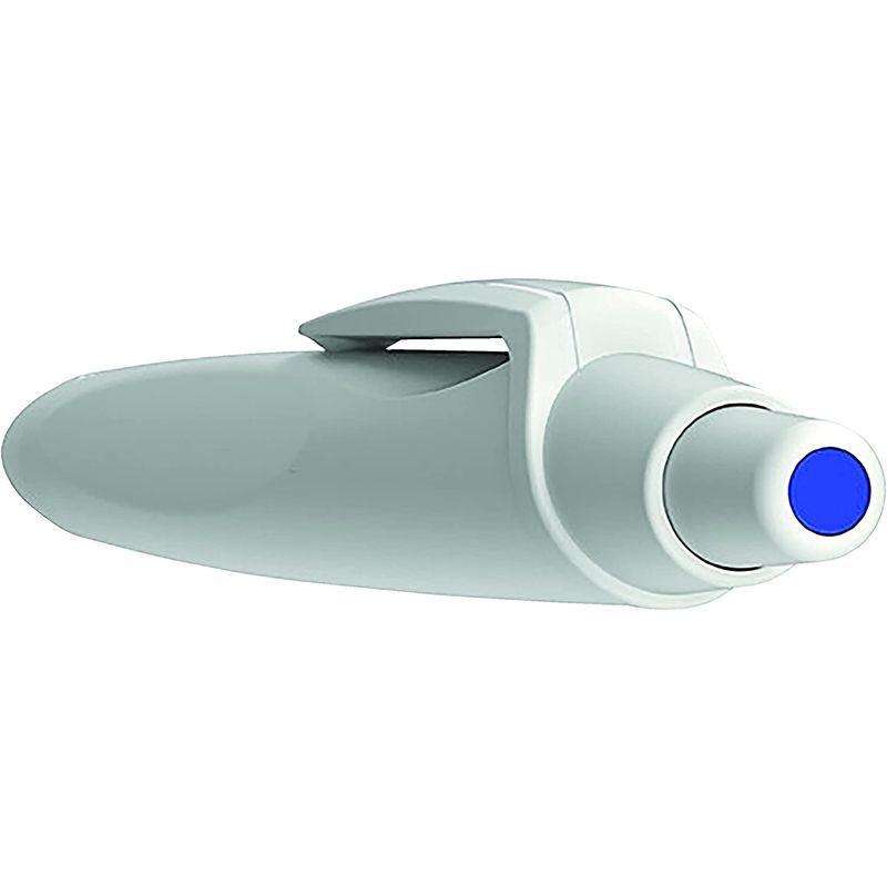 Schneider Reco ボールペン M (ミディアム) 詰め替え可能 格納式 ホワイトバレル 20本入りボックス ブルーインク (13 詰め替え可能 Reco ボールペン ミディアム 格納式 ホワイトバレル 20本入りボックス ブルーインク