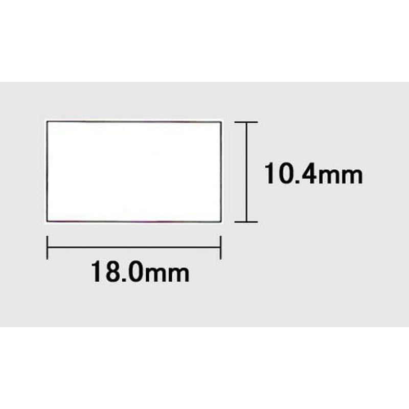 ハンドラベラー　PB-1　標準ラベル1箱(100巻)　デザイン：　赤2本線　弱粘