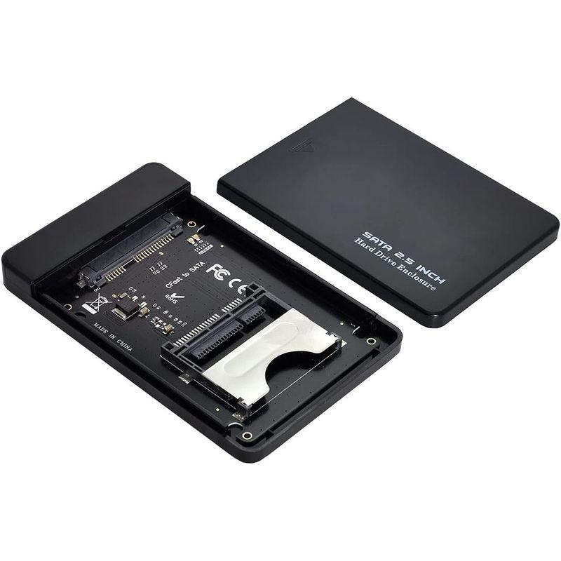 NFHK CFast USB-C USB3.0  SATA カードアダプター 2.5インチケース SSD HDD CFast カードリ