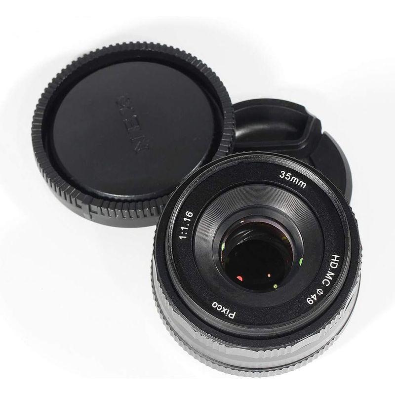 バシュポ) Pixco 35mm F/1.6大口径HD MC レンズ マニュアルフォーカス