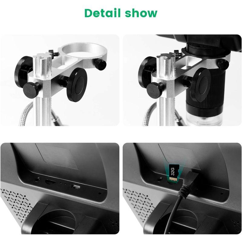 AndonstarAD208コイン顕微鏡8.5インチスクリーン260XLCDラボハンドヘルドUSBデジタル顕微鏡PCB修理はんだ付けコインコ 5インチスクリーン260XLCDラボハンドヘルドUSBデジタル顕微鏡PCB修理はんだ付けコインコ