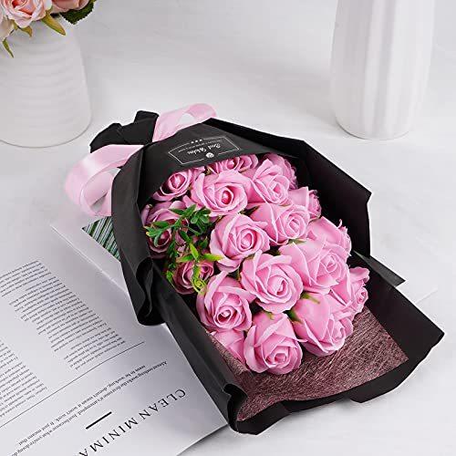 春先取りの 生花 Pknoclan ソープフラワー 花束 ブーケ バラ ローズ 薇 石鹸花 枯れない花 シャボンフラワー 造花 母の日 誕生日 記念日 敬老の日 結婚 Www Threeriversofs Com