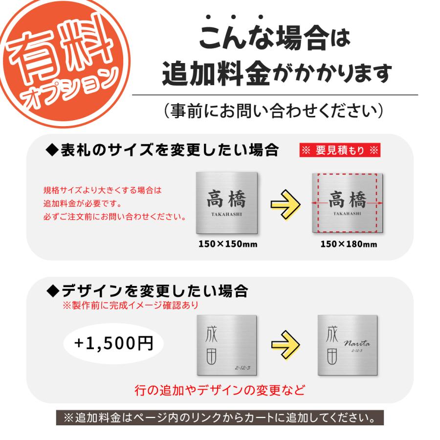 かたちラボ 表札 ステンレス調 150×150 L シルバー 名入れ無料 かたちラボ 表札 ステンレス調 150×150 L シルバー 名入れ無料