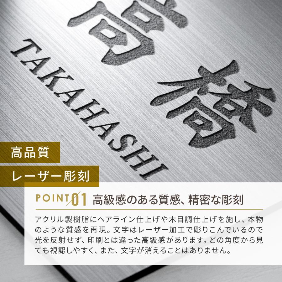 かたちラボ 表札 風水 開運 縁起の良い吉祥文様入り ネームプレート
