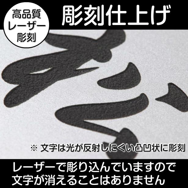 かたちラボ 表札 風水 開運 和風 和柄文様入り表札 ステンレス調
