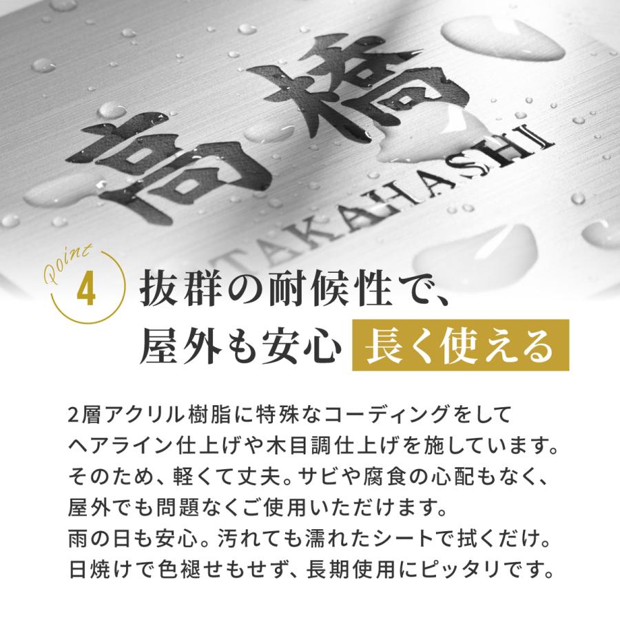 かたちラボ 表札 犬 ステンレス調 シルバー 150×35 M トイプードル