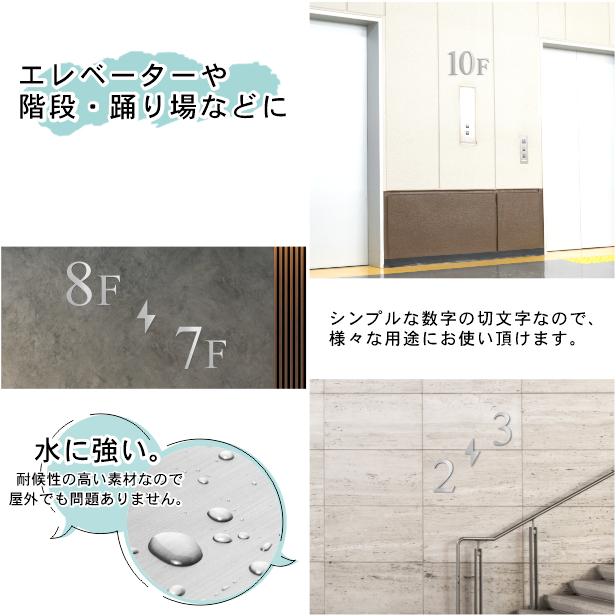 階数表示 ステンレス調 シルバー アクリル製 タイムズニューローマン Times New Roman フロアサイン プレート 数字 切文字 階段 銀 メール便送料無料 表札 サインプレート かたちラボ 通販 Yahoo ショッピング