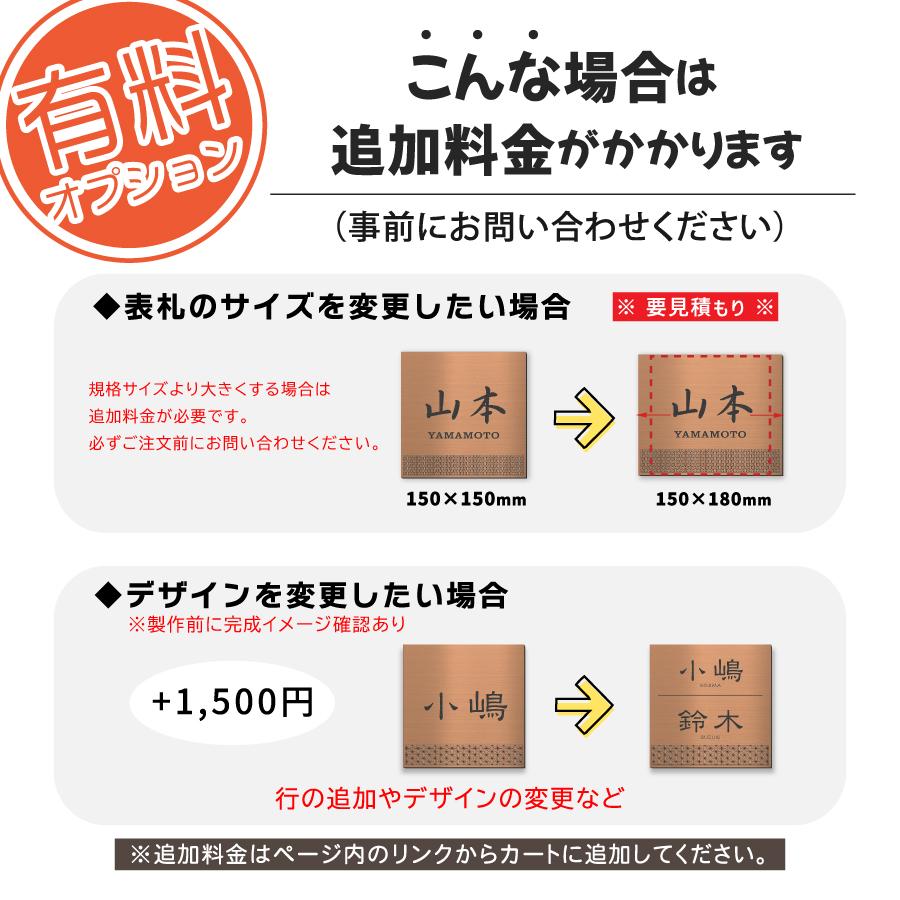 かたちラボ 表札 風水 開運 縁起の良い吉祥文様入り ネームプレート