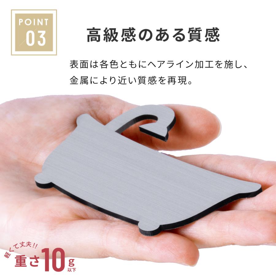 かたちラボ バスルーム バスタブマーク かわいいお風呂のサイン