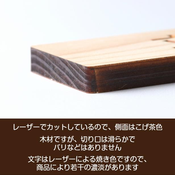 かたちラボ ゴミ分別表示プレート (資源ゴミ RECYCLABLE) 木製