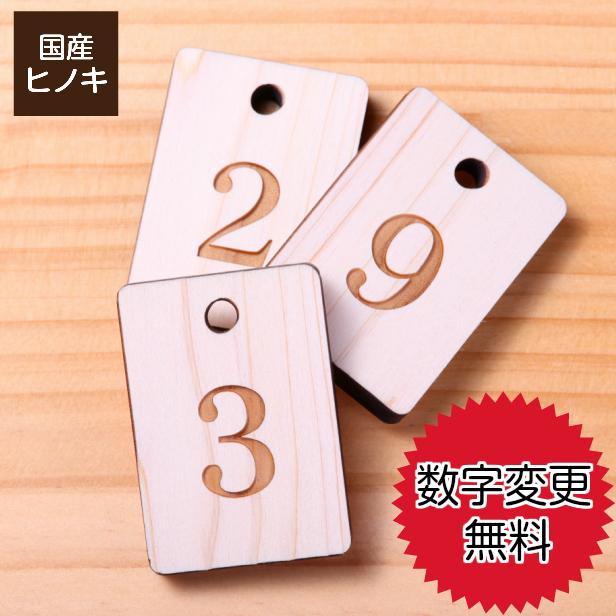 番号札 おしゃれな国産ヒノキの木札 明朝体 木製 クロークチケット 会計 親子札 引換券 整理券 数字 プレート ペアも作れる ロゴマーク対応 メール便対応 表札 サインプレート かたちラボ 通販 Yahoo ショッピング