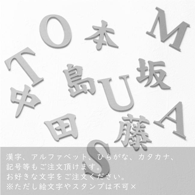 かたちラボ 切り文字 表札 看板 11cm 漢字 ひらがな カタカナ