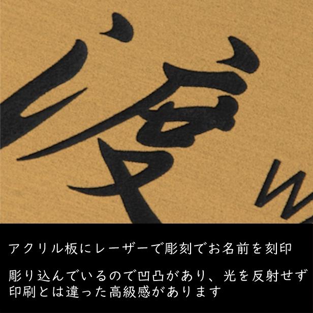 かたちラボ 表札 (名字のみ) 130×60 S 真鍮風 ゴールド シンプルで