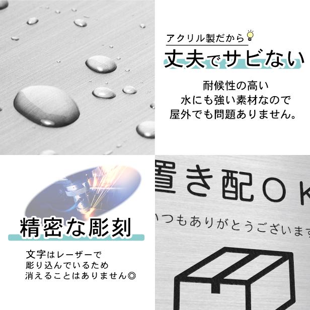 かたちラボ サインプレート 置き配OK (↓ココに置いてください かたちラボ サインプレート 置き配OK (↓ココに置いてください