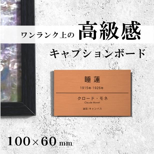 かたちラボ (刻印無料)キャプションボード 100×60(小さめ)5行用
