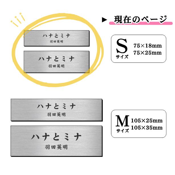 かたちラボ (刻印無料) 写真プレート S ステンレス調 シルバー