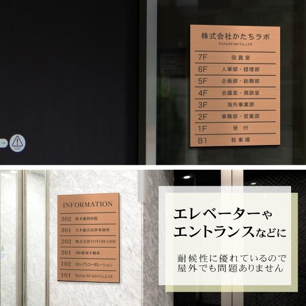 【オーダー無料】歯科 テナントビル フロア案内 看板 置物 雑貨 ライトBOX かたちラボ フロア案内板 ビル案内板 400×300 M 名入れ無料 オーダー