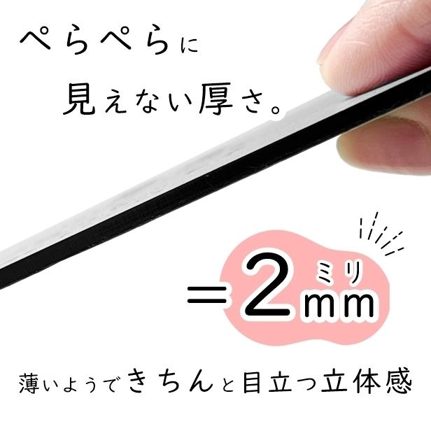 ロゴマークOK 表札 会社 プレート ステンレス調 シルバー 3L 500×130 屋外対応 デザイン表札 オーダー データ入稿で看板製作 銀色 シール式 送料無料｜katachi-lab｜12