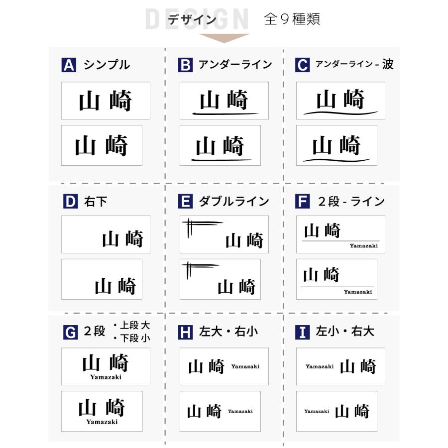 かたちラボ 表札 かぶせる 上から貼るタイプ 貼る表札 関東サイズ 関西