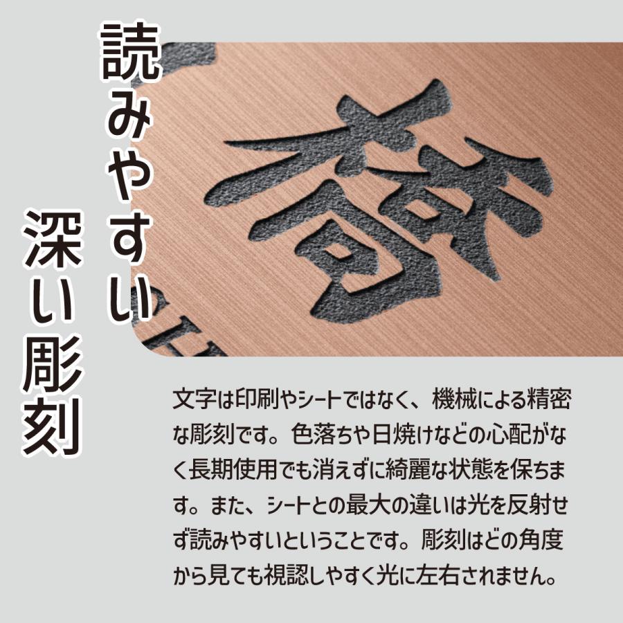 かたちラボ 表札 かぶせる 上から貼るタイプ 貼る表札 関東サイズ 関西