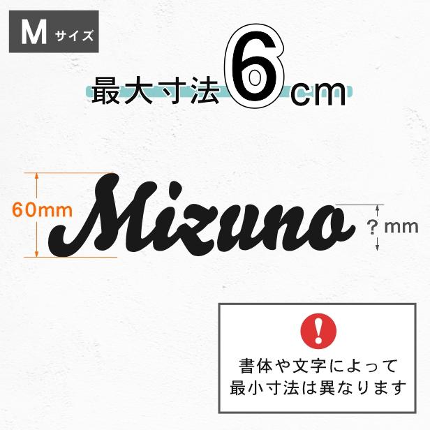かたちラボ アイアン風 切り文字 表札 縦6cm 手書き風 ブラック 看板
