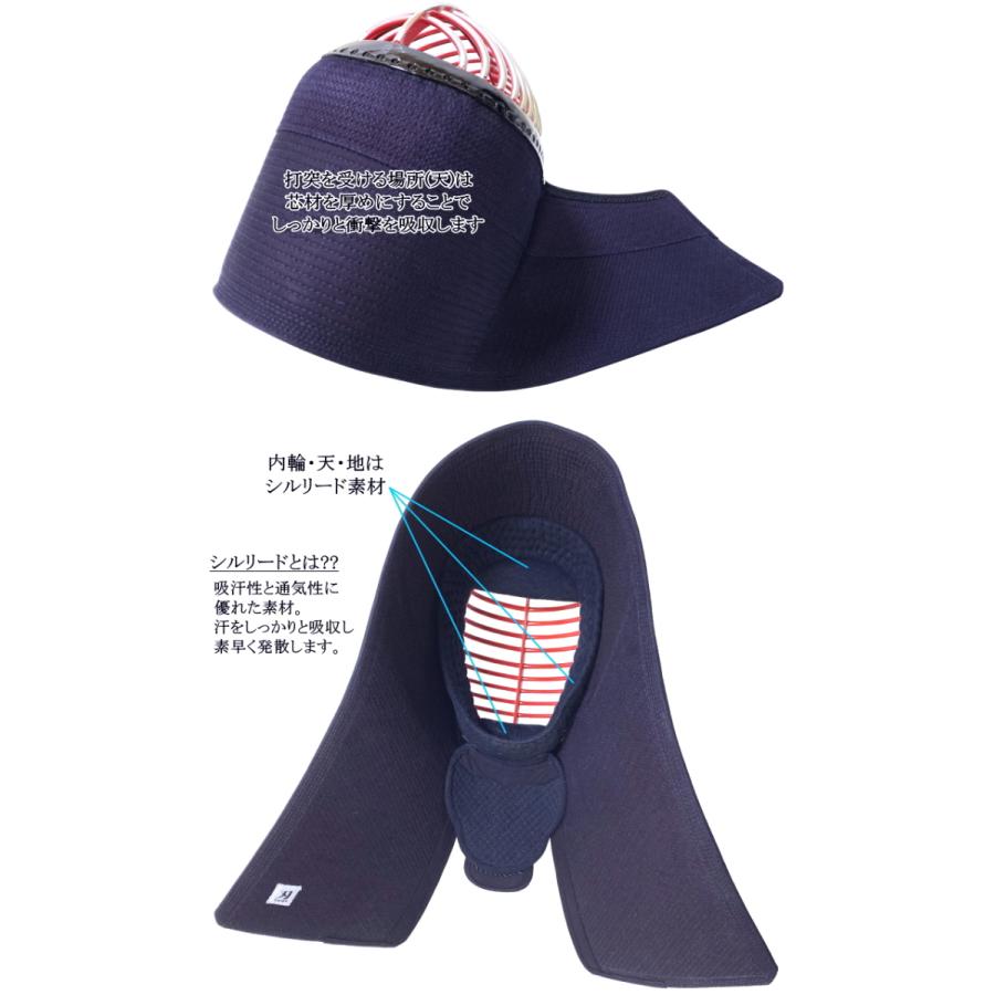 剣道 防具 セット / [刃] 6mmナナメ刺・織刺し防具セット 刺繍無料！ 送料無料[北海道・沖縄県除く] 【剣道防具 剣道防具セット 小手】_5