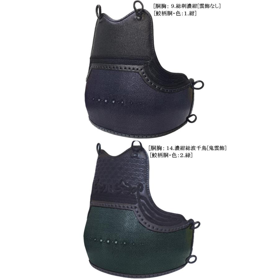 60本型　鮫風胴　Lサイズ（Mもあります） NEW!] 剣道 胴 / 鮫柄 60本型強化樹脂胴 胴裏文字彫り無料！ 送料無料